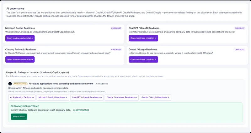 SCOUTz ai governance: anonymized product capture